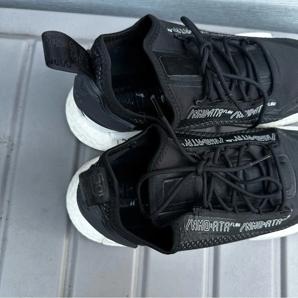 Adidas Originals x NASA NMD R1 Spectoo Sneakers Black White Size 12 Men’s